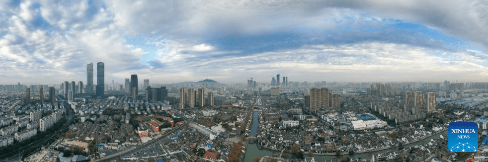 View along Grand Canal in Wuxi, E China-9