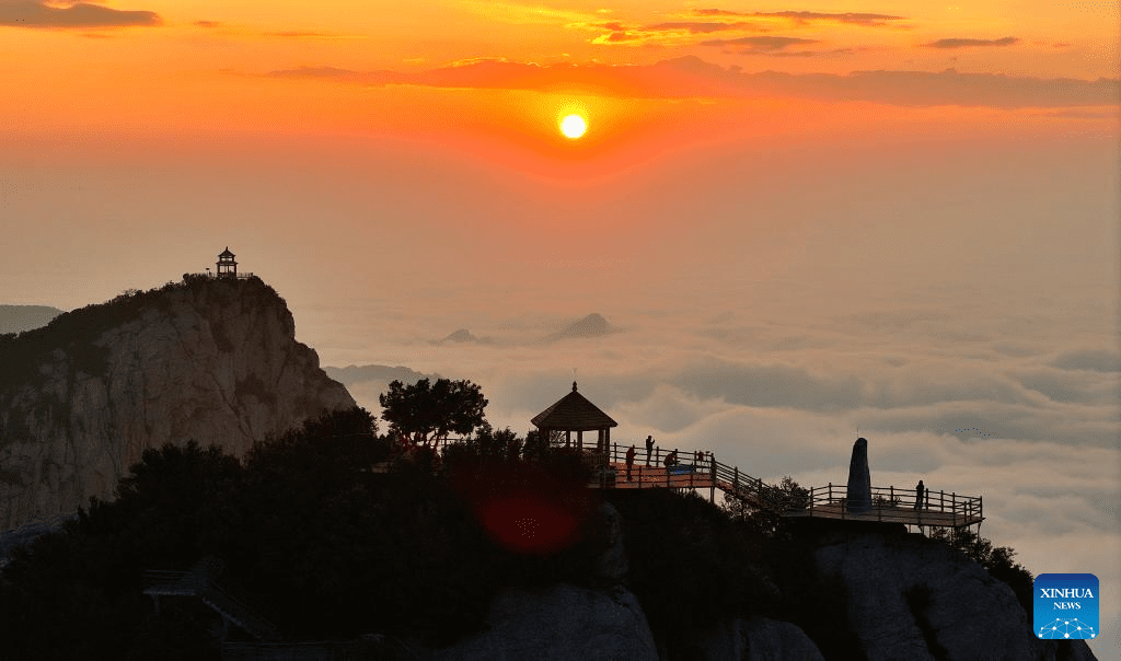 View of Wuyuezhai National Forest Park in Shijiazhuang, China's Hebei-4