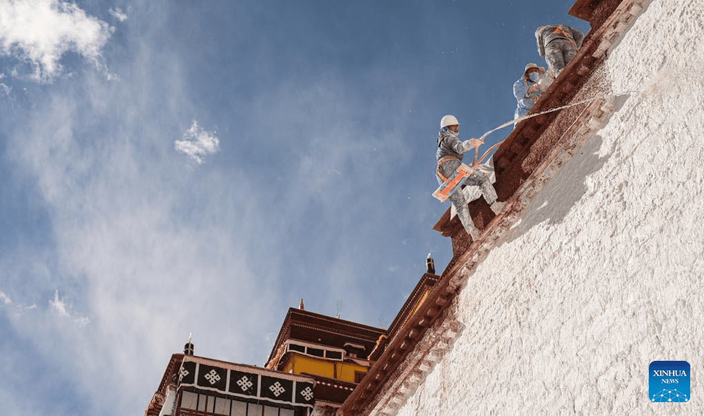 Annual renovation work of Potala Palace conducted in Tibet-8