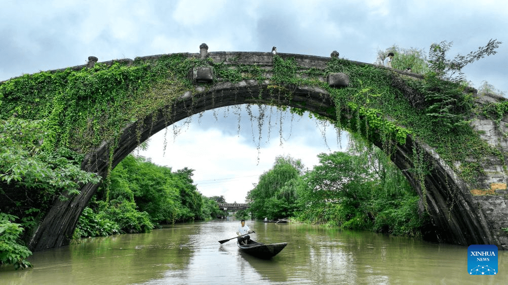 Ancient stone bridges under well protection in east China's Zhejiang-10