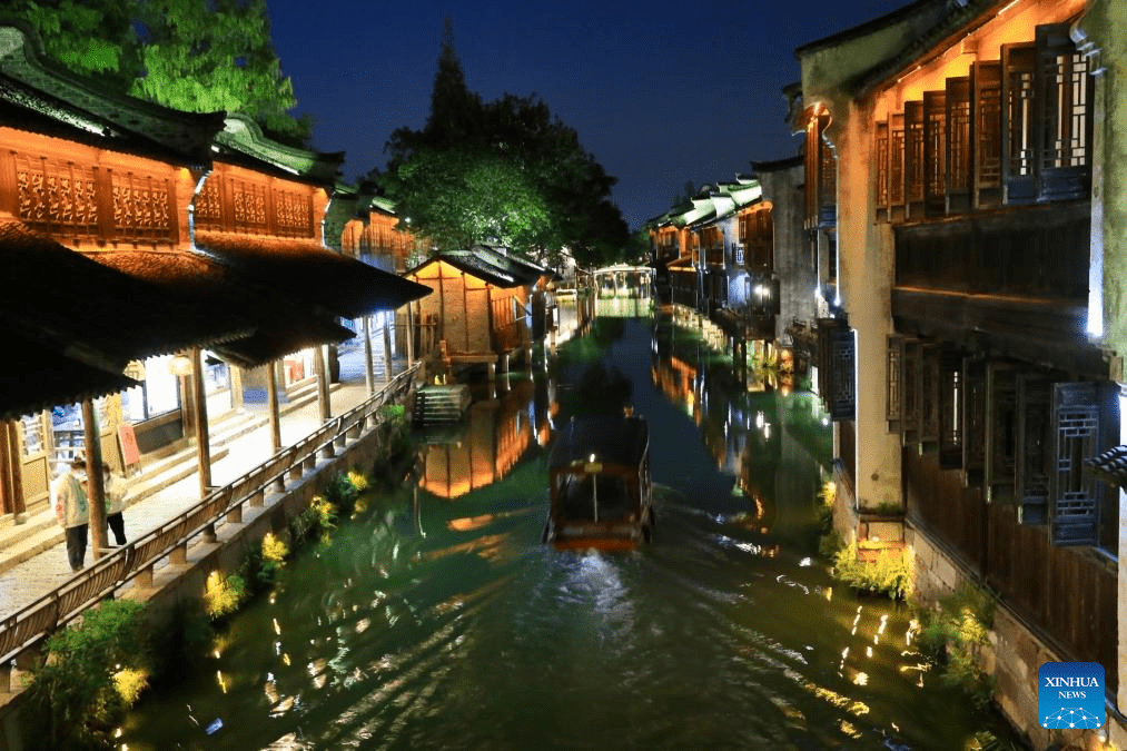 Scenery of river town Wuzhen-9