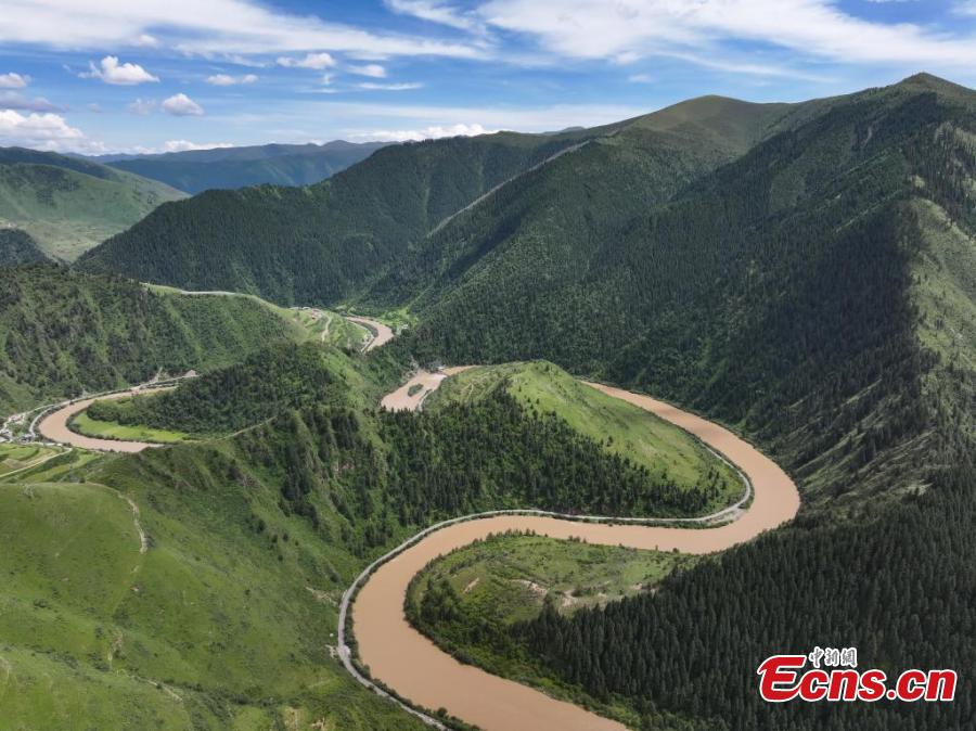 Natural scenery of Makehe primitive forest farm in Qinghai-5