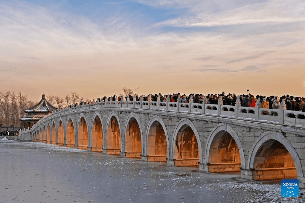 Winter scenery of Summer Palace in Beijing-3