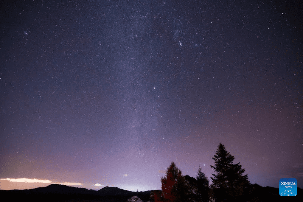 View of Geminids meteor shower-1