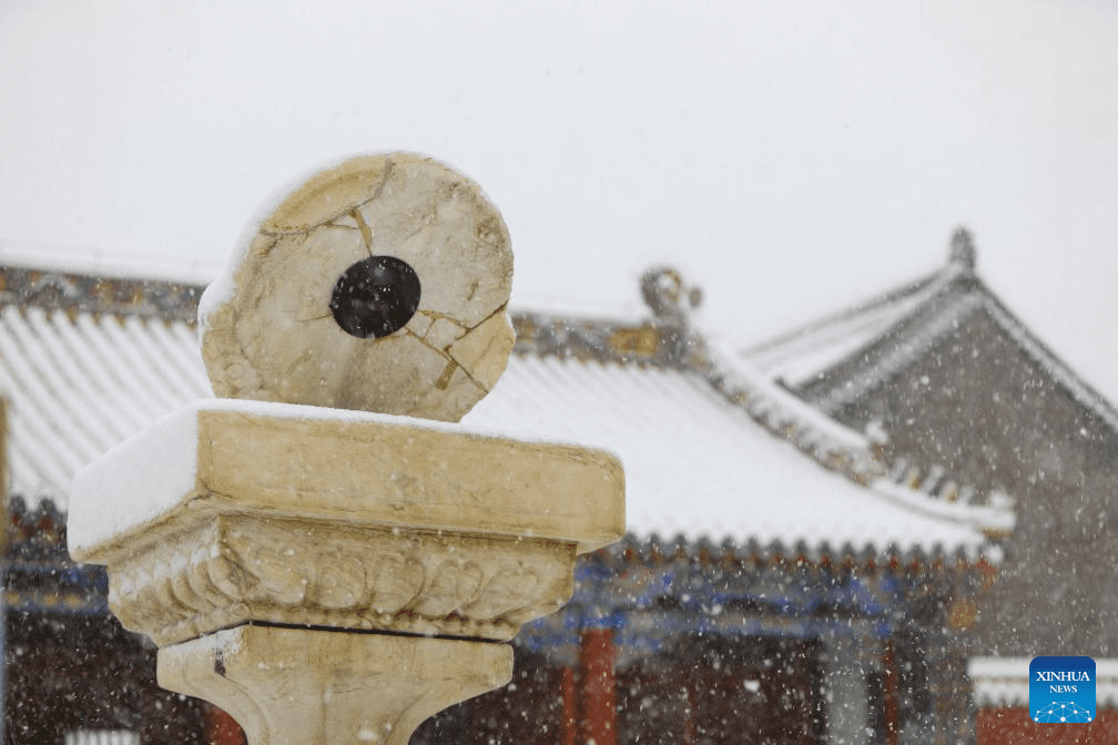 Shenyang Imperial Palace covered in snow-2