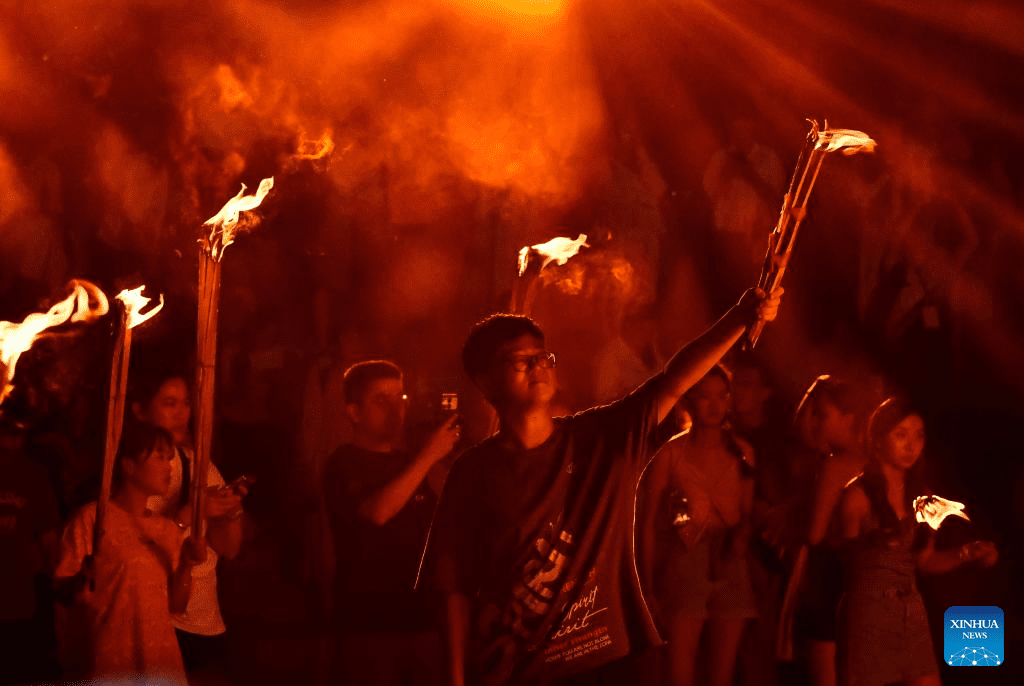 Torch festival celebrated in Chuxiong, SW China-3