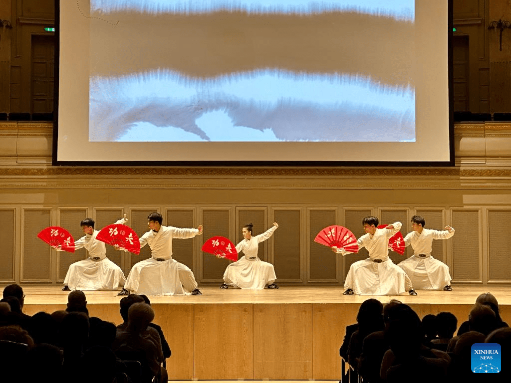 Artists stage Chinese martial arts performance in Bern, Switzerland-2