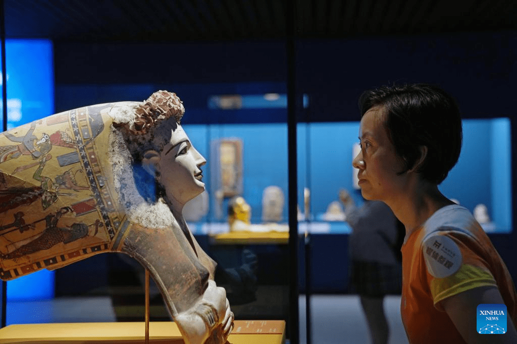 Grand exhibition on ancient Egyptian civilization opens in Shanghai-9