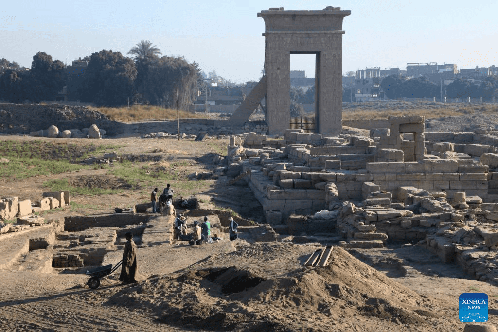 Ancient temple excavation gains progress by joint Egyptian-Chinese archaeological mission-20