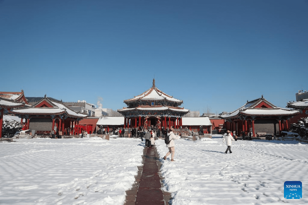 Shenyang Imperial Palace covered in snow-9