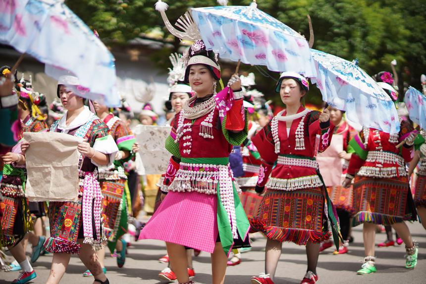 Activities themed on ICHs held in Danzhai, SW China's Guizhou-1