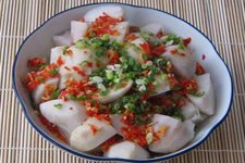 How to Make Steamed Taro with Chopped Pepper-3