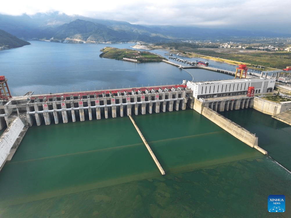 Scenery of Dateng Gorge Water Conservancy project in S China's Guangxi-3