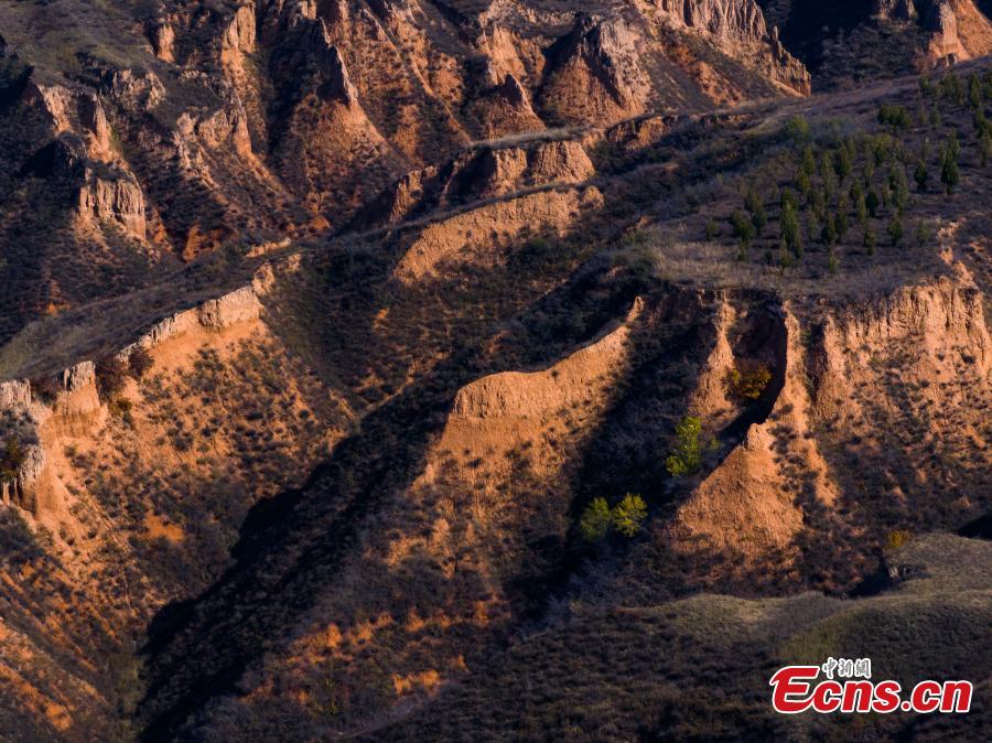 Magnificent scenery of Mahuangliang Loess Geopark in Shaanxi-4