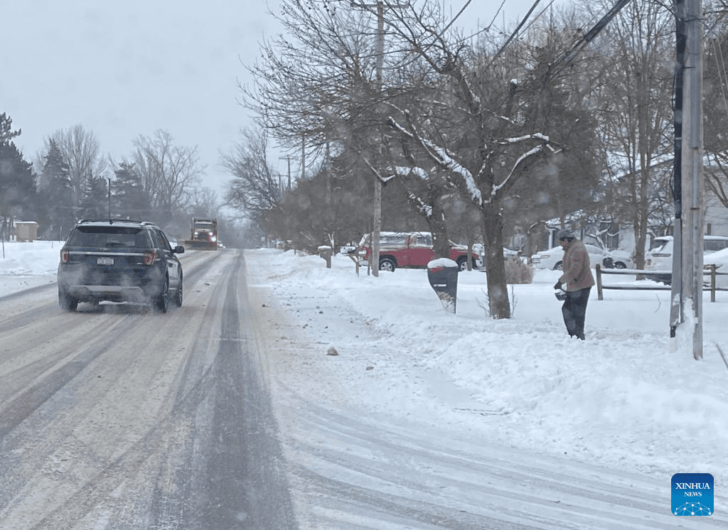 Snow scenery of East Amherst, U.S.-5