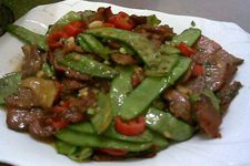 How to Cook Snow Peas with Preserved Pork-4