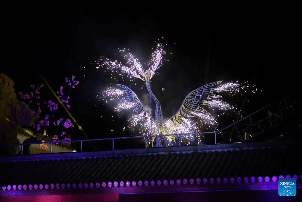 French artistic director makes Chinese ancient town aglow with fireworks-8