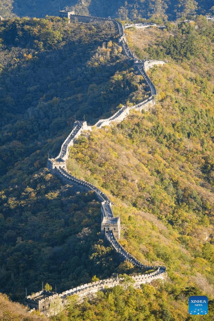 Autumn scenery of Mutianyu section of Great Wall in Beijing-2