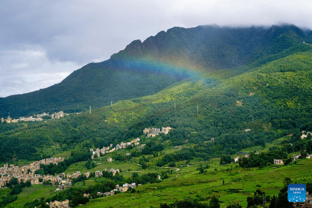 View of Hani terraced fields in Yunnan-4