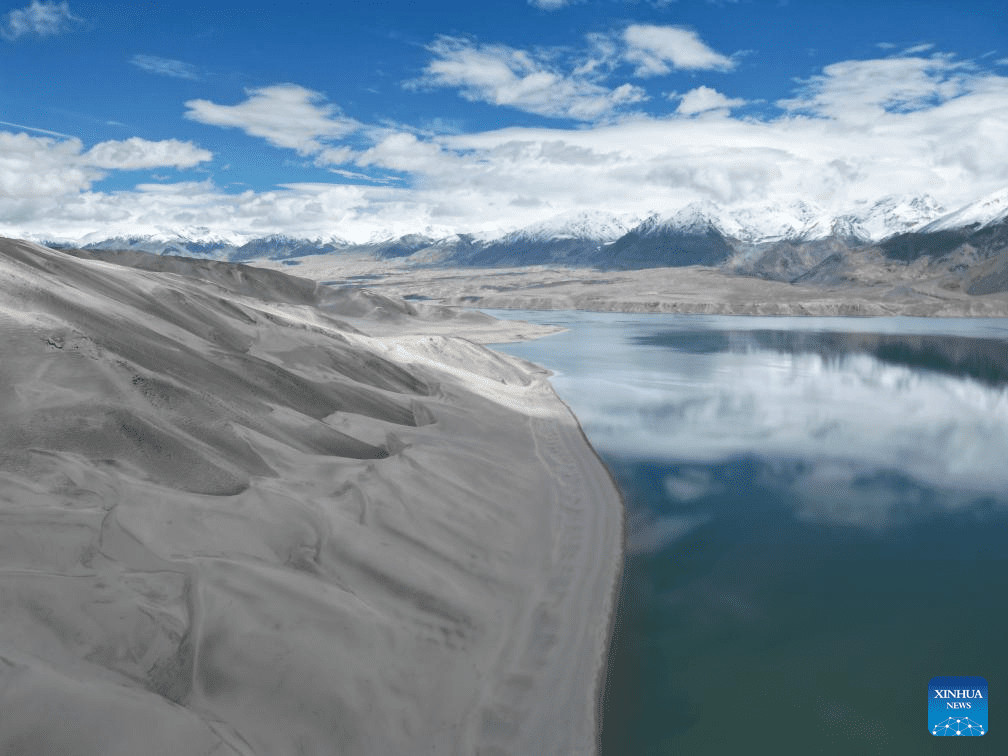 View of Baisha Lake scenic area in Akto County, NW China's Xinjiang-1