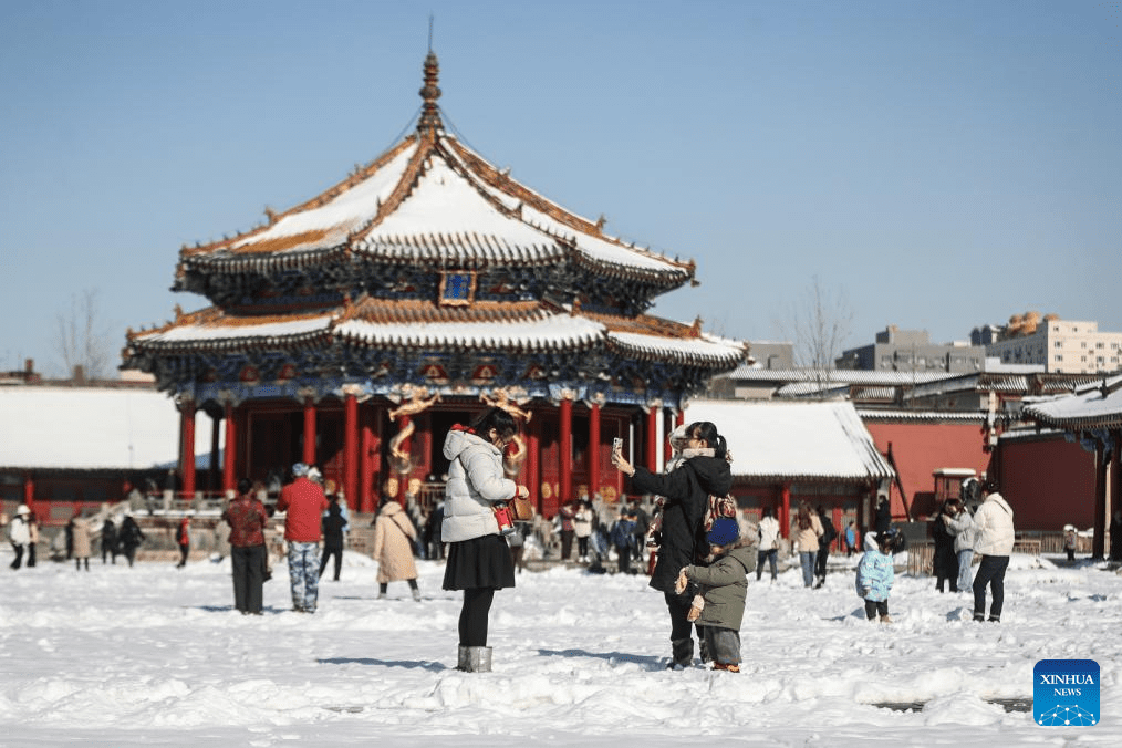 Shenyang Imperial Palace covered in snow-8