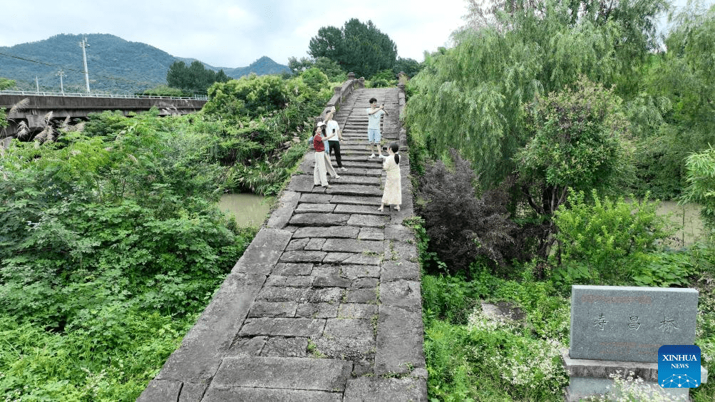 Ancient stone bridges under well protection in east China's Zhejiang-11