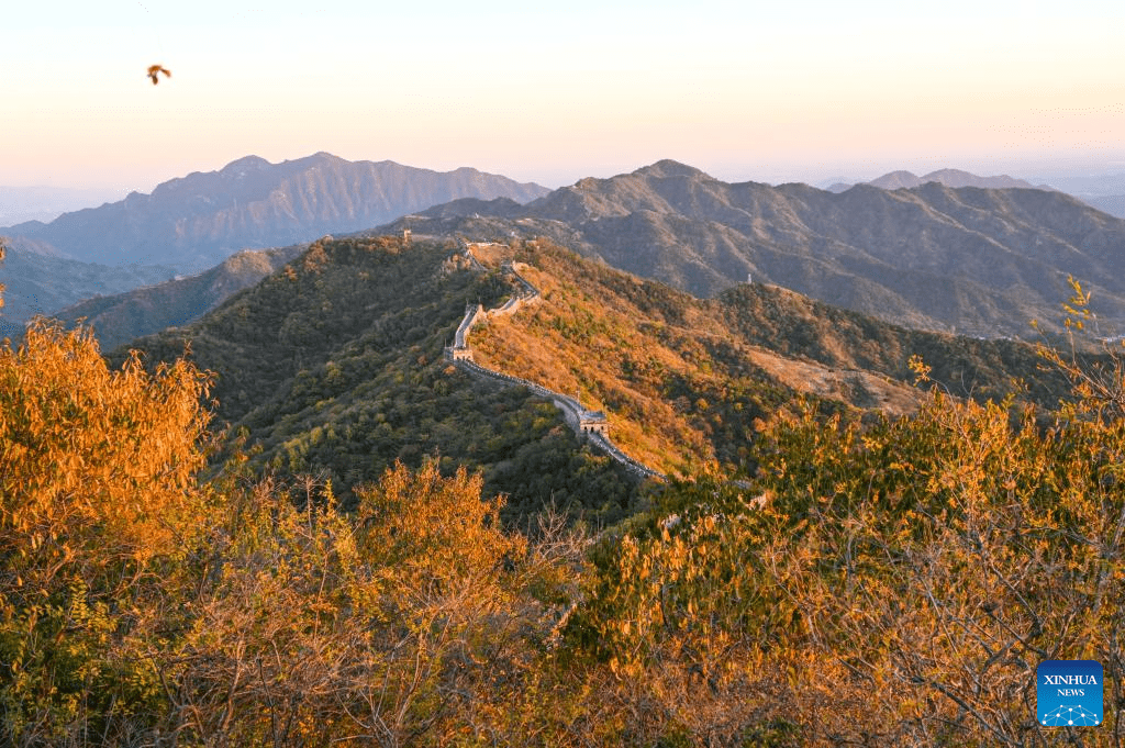 Autumn scenery of Mutianyu section of Great Wall in Beijing-9