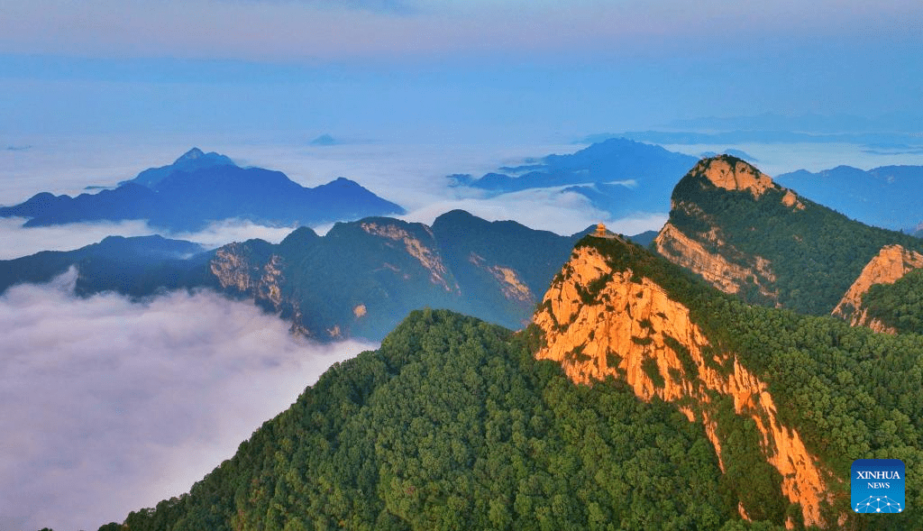 View of Wuyuezhai National Forest Park in Shijiazhuang, China's Hebei-3