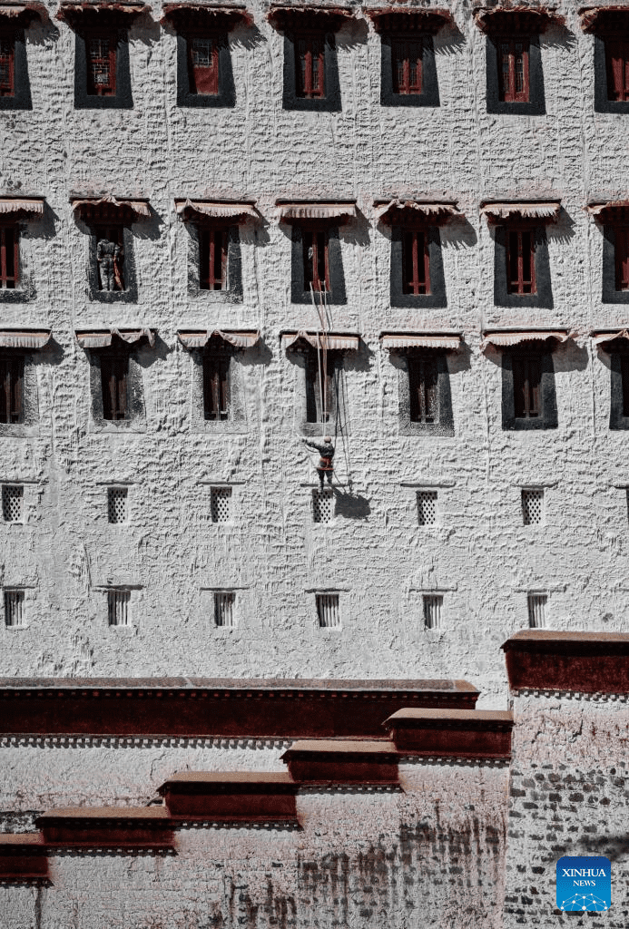 Annual renovation work of Potala Palace conducted in Tibet-6