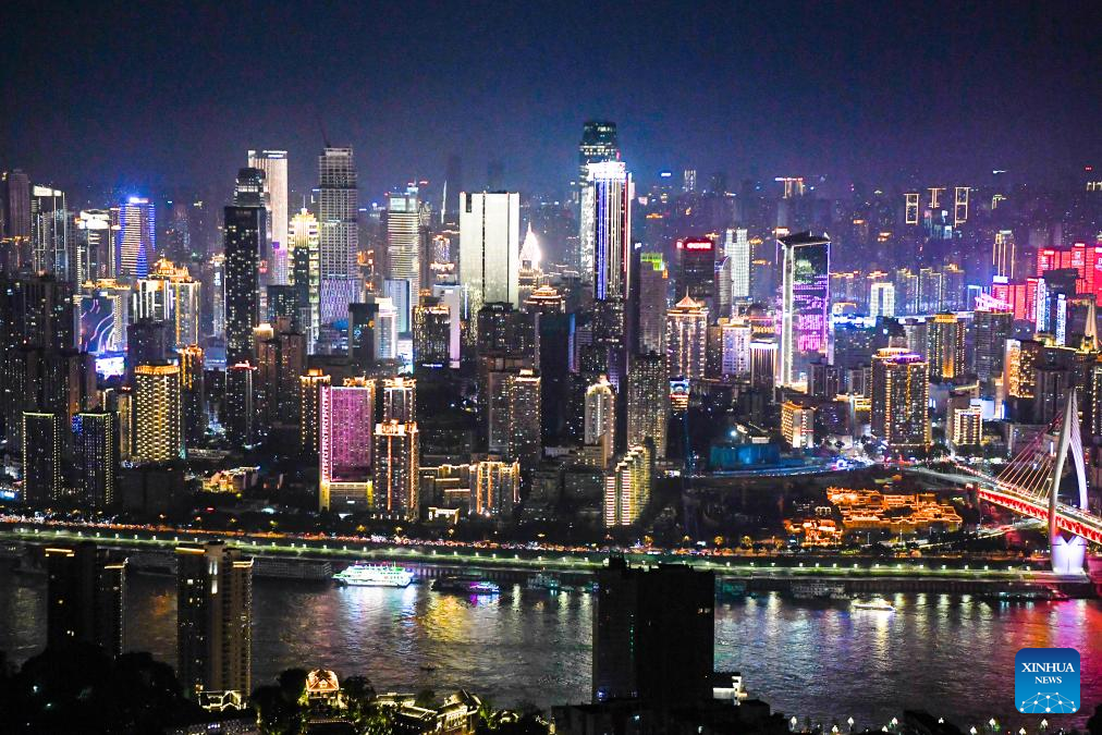 Night view of China's Chongqing-3