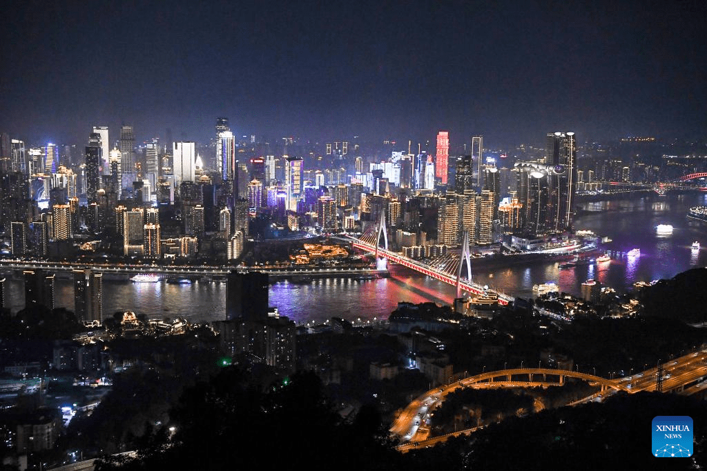 Night view of China's Chongqing-4