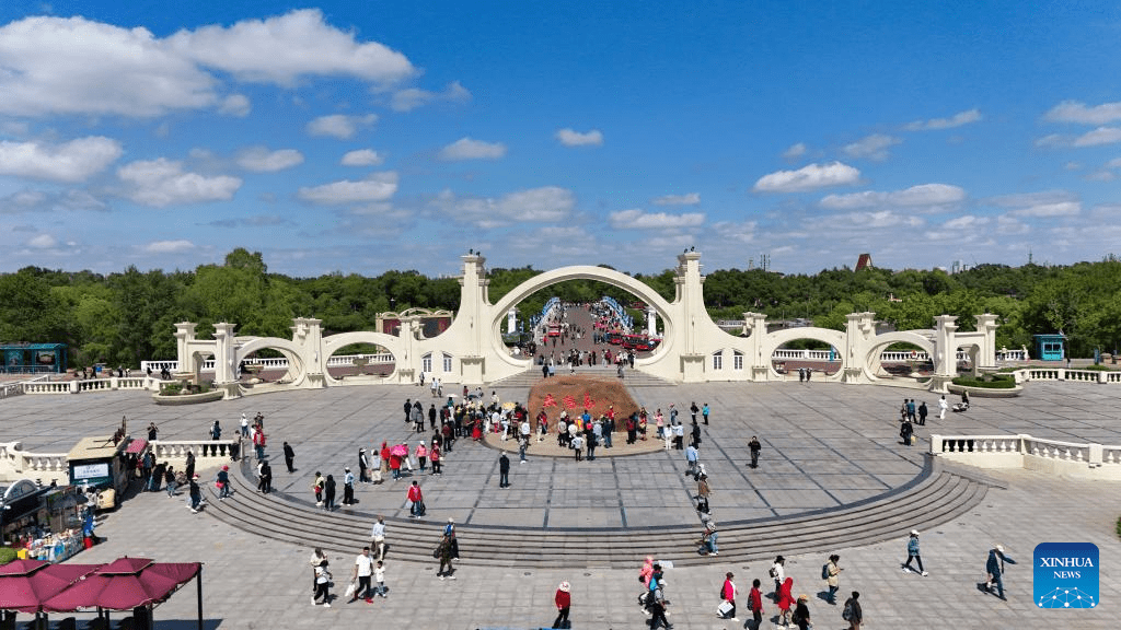 Aerial view of Heilongjiang Taiyangdao National Wetland Park-6