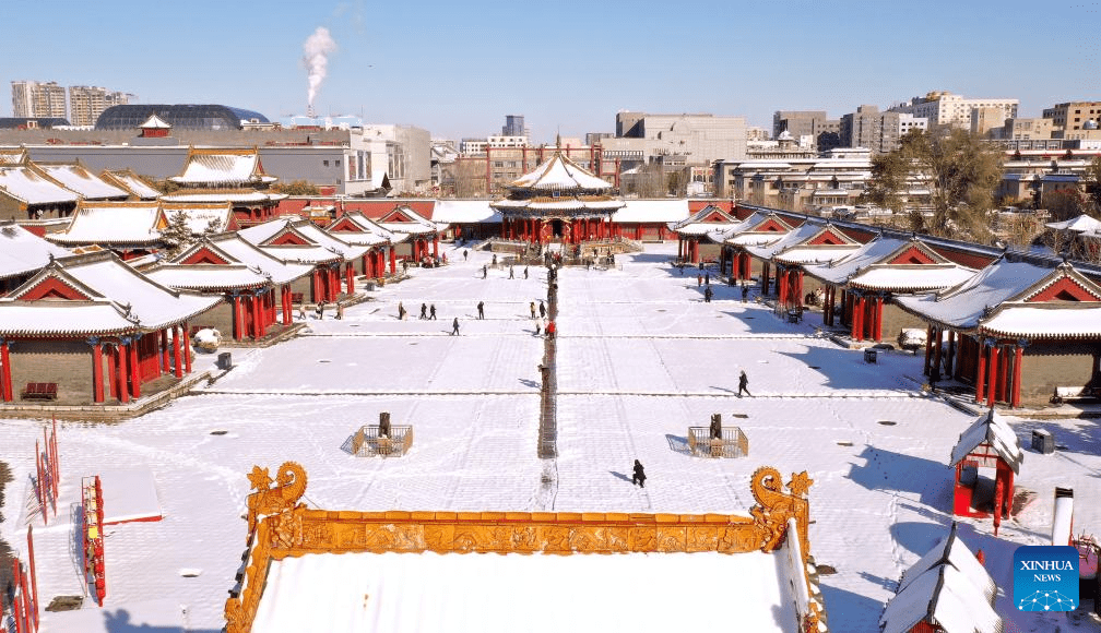 Shenyang Imperial Palace covered in snow-6