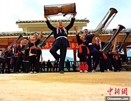 Yao ethnic group's Huangni drum dance well-preserved in S China's Guangxi-4