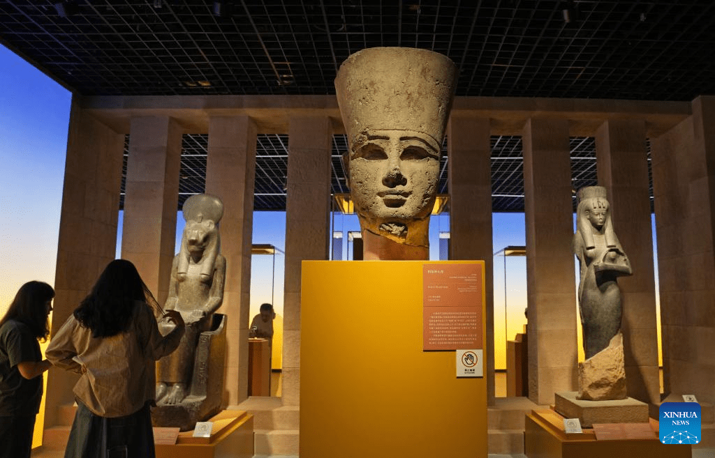 Grand exhibition on ancient Egyptian civilization opens in Shanghai-1