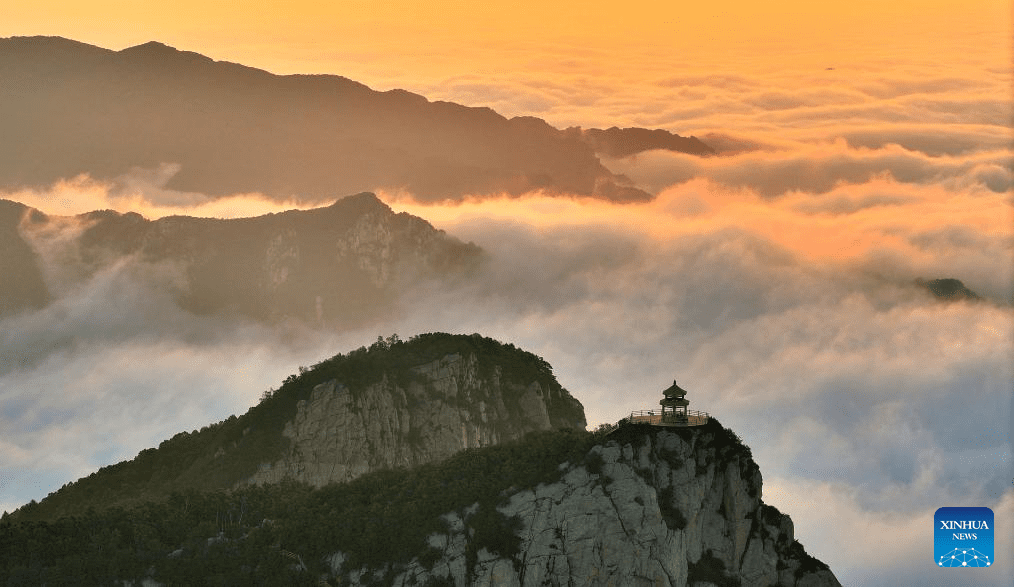 View of Wuyuezhai National Forest Park in Shijiazhuang, China's Hebei-5