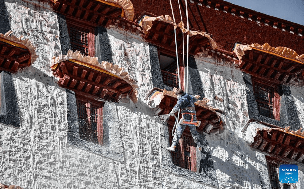 Annual renovation work of Potala Palace conducted in Tibet-4