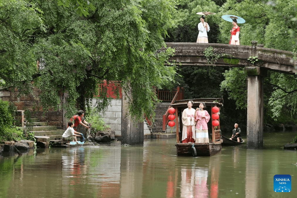 Ancient stone bridges under well protection in east China's Zhejiang-9