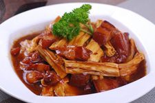 Dried Tofu Skin with Pork-3