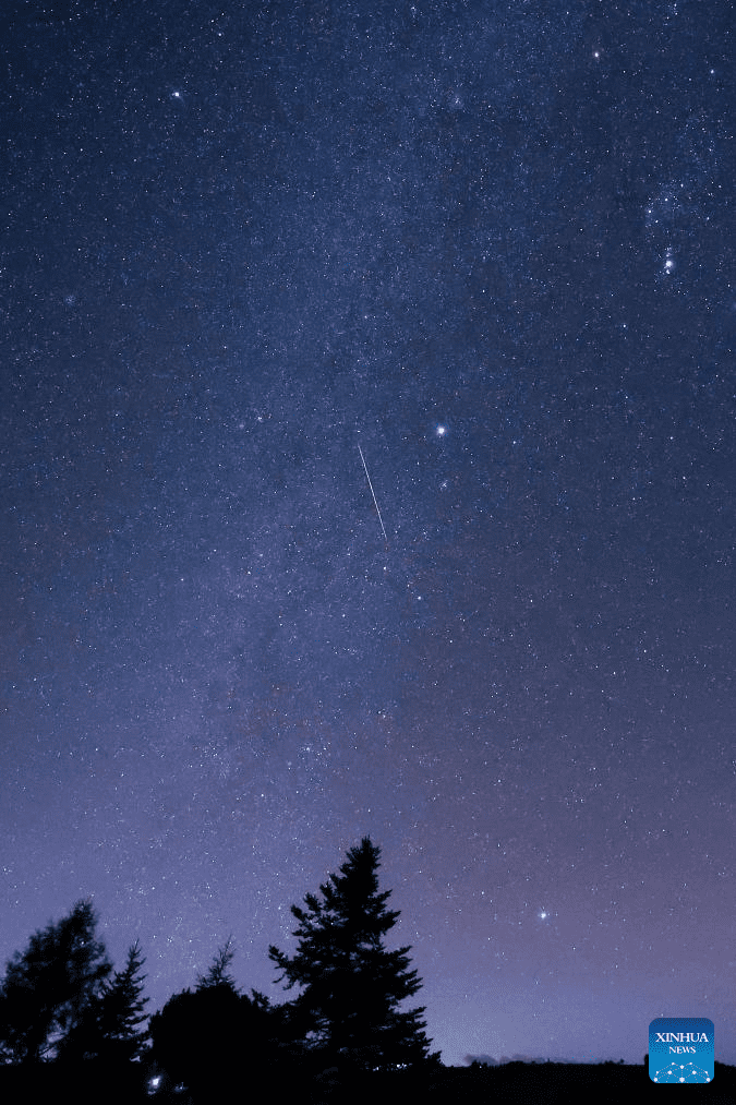 View of Geminids meteor shower-5