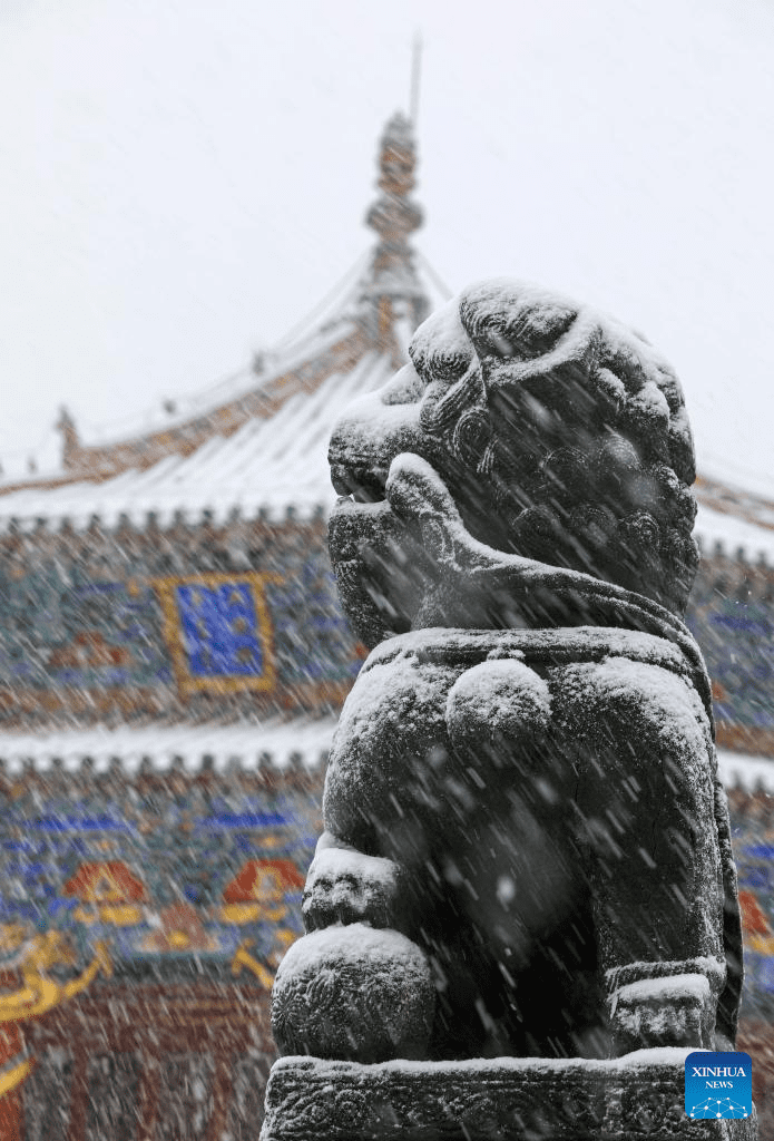 Shenyang Imperial Palace covered in snow-3