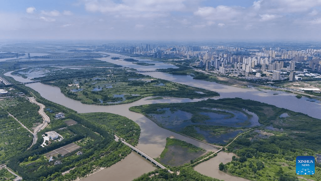 Aerial view of Heilongjiang Taiyangdao National Wetland Park-7