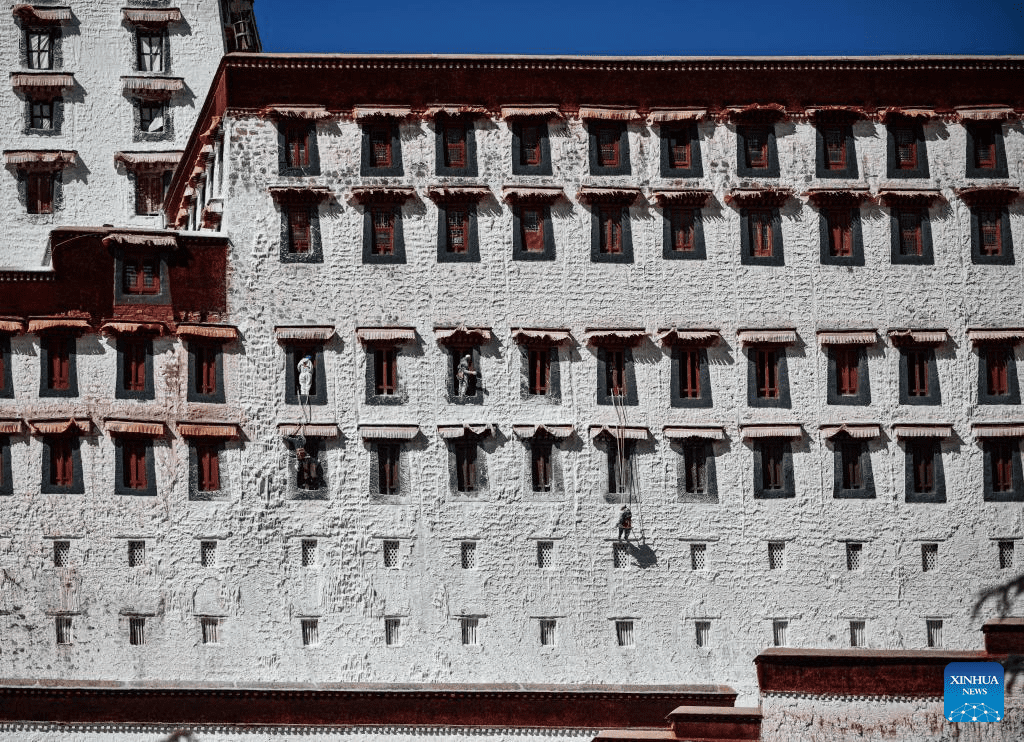 Annual renovation work of Potala Palace conducted in Tibet-7