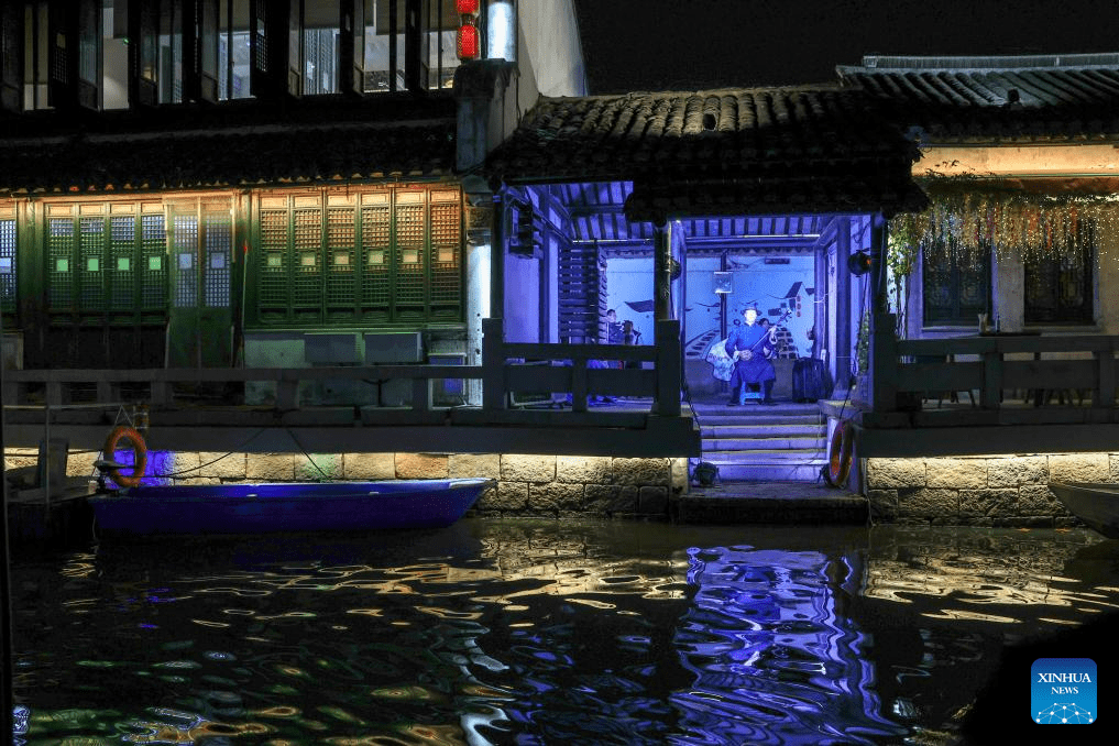 View along Grand Canal in Wuxi, E China-15