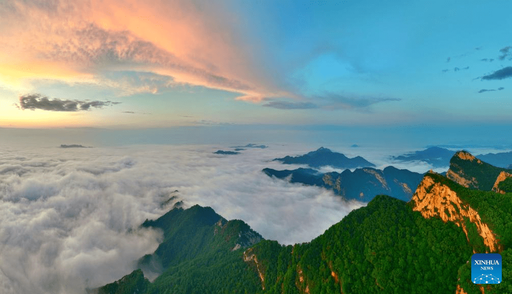 View of Wuyuezhai National Forest Park in Shijiazhuang, China's Hebei-1