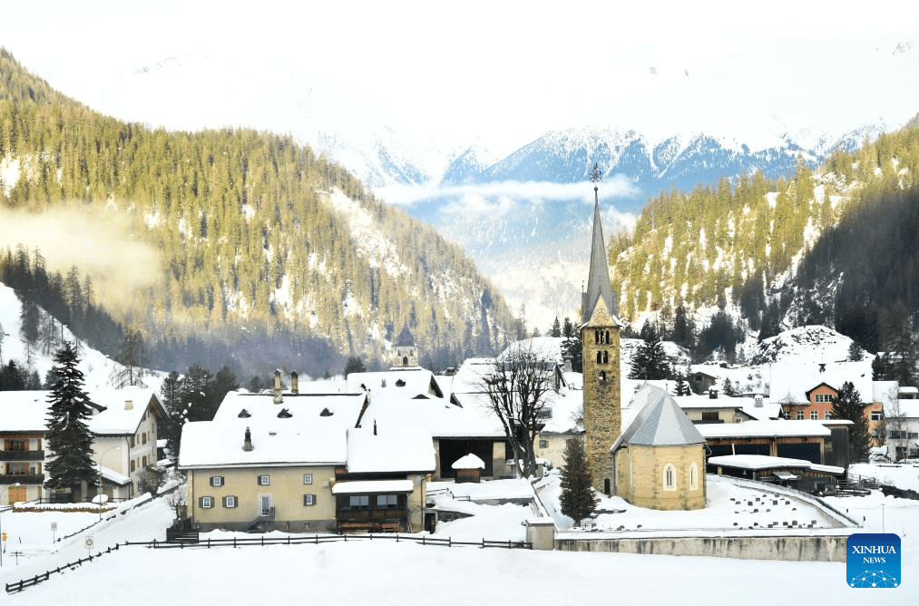 Snow scenery in Switzerland-1