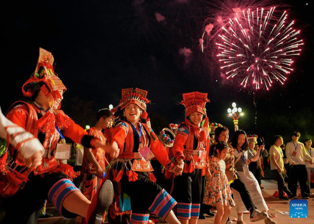 Torch festival celebrated in Chuxiong, SW China-1