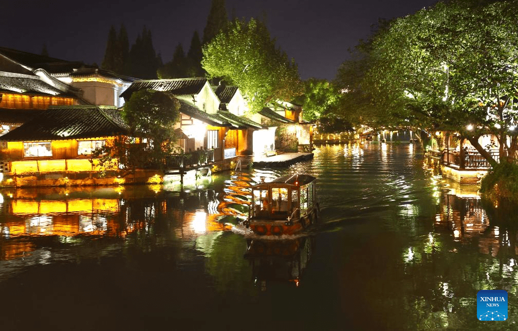 Scenery of river town Wuzhen-5