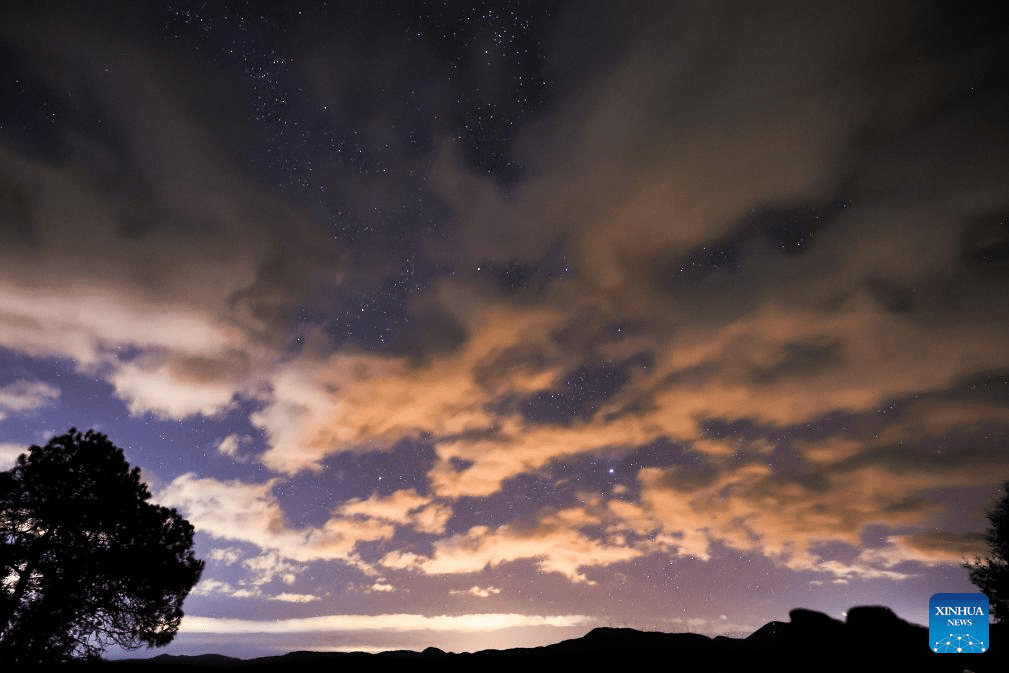 View of Geminids meteor shower-4