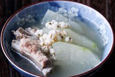 Winter Melon Barley Pork Rib Soup-4